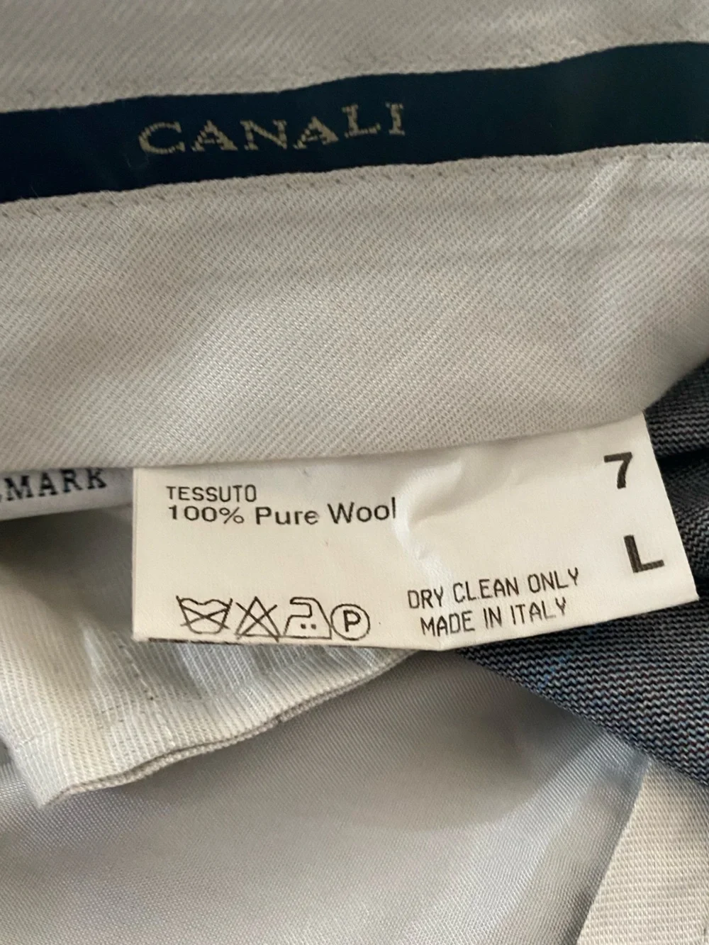 Canali Italy Gray Wool Pants Super 120s It 56 L US 40